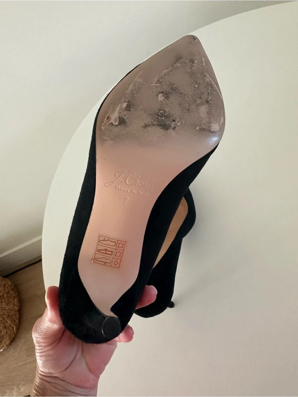 New J Crew Black Suede Pointed-Toe Stiletto Pumps - Women